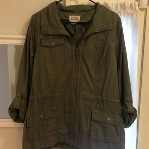 Green Military Style Jacket